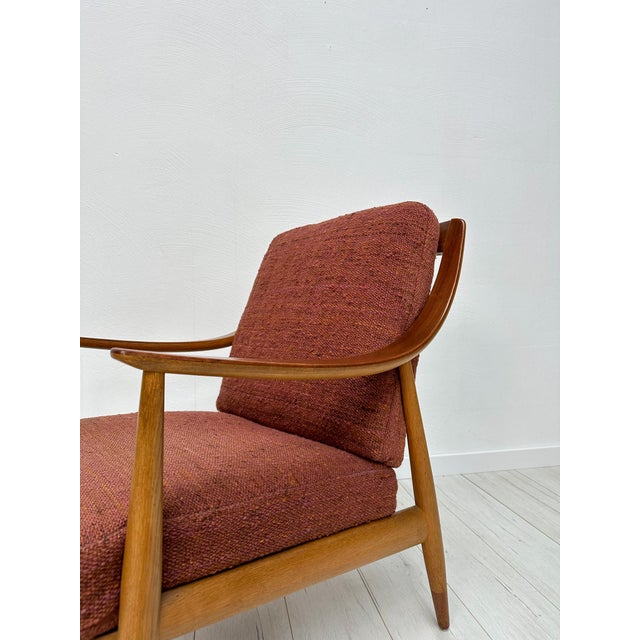 Timeless vintage danish armchair designed by peter hvidt and orla mølgaard nielsen for france & daverkosen, model fd 145,...