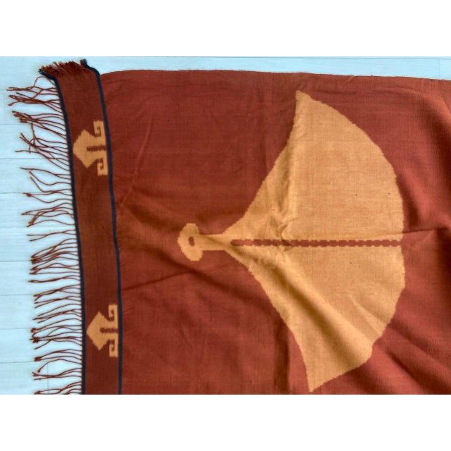 Andrianna Shamaris Minimalist Antique Hand Woven Cotton Textile For Sale - Image 13 of 18