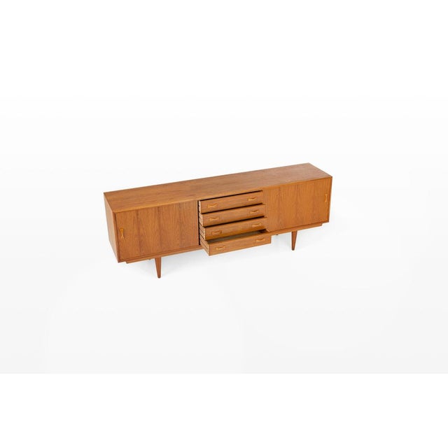 Mid-Century Modern Vintage Teak Sideboard by Clausen & Son, 1960s For Sale - Image 3 of 12