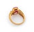 14k Yellow Gold Ruby & Diamond Ring For Sale - Image 4 of 7