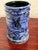 Mid 20th Century Studio Pottery Blue Glazed Utensil Holder, Signed For Sale - Image 5 of 8