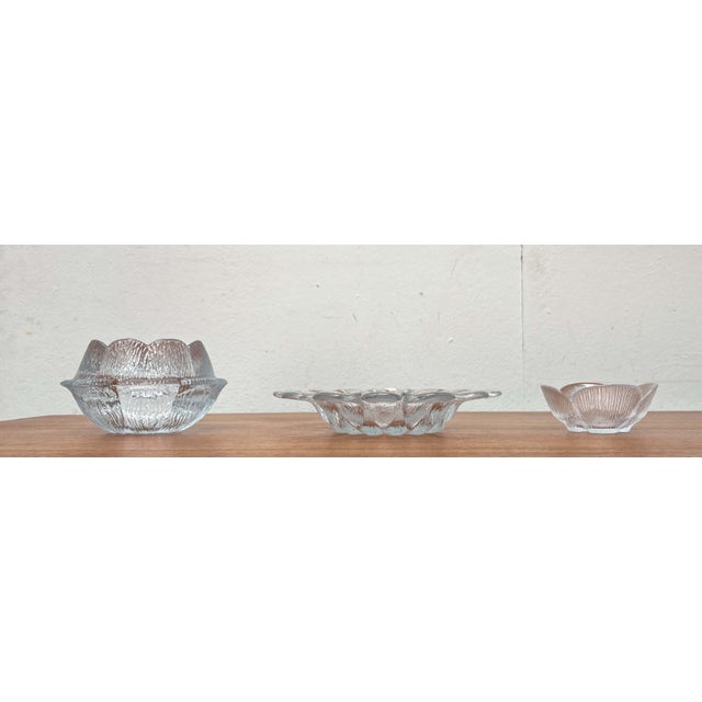 Mid-Century Modern Mid-Century Modern Danish Glass Bowls from Holmegaard, 1960s, Set of 3 For Sale - Image 3 of 18