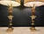 Black Palm Tree Lamps in Gilt Brass and Chromed Metal in the style of Maison Charles, France, 1970s, Set of 2 For Sale - Image 8 of 10