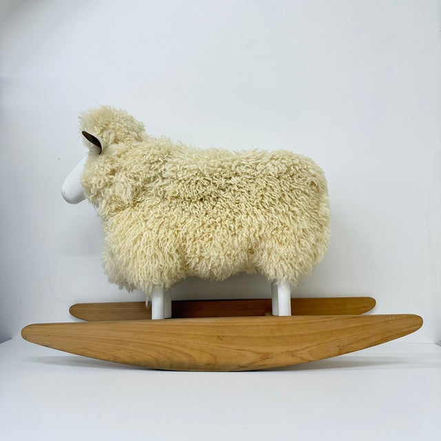 Mid-Century Modern Rocking Sheep by Hanns Peter Krafft for Meier, 1980s For Sale - Image 3 of 18
