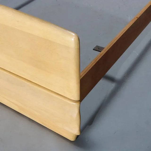 20th Century MidCentury Modern Heywood Wakefield Single Beds, Platinum a Pair Chairish