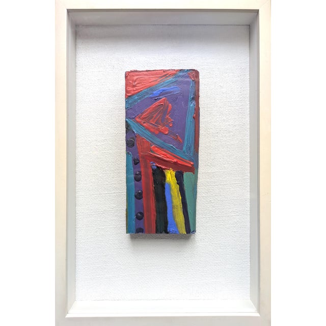 Abstract Contemporary Abstract Acrylic on Wood "Mirror Me" by Anthony Frost For Sale - Image 3 of 6