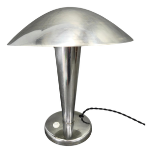 Bauhaus Chrome Table Lamp with Adjustable Shade, 1930s