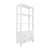 Paint Matthew Izzo Home Davie Matte White Lacquer Two Drawer/Three Shelf Etagere With Brass Hardware For Sale - Image 7 of 12