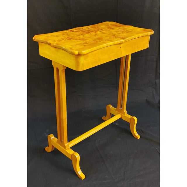 Side Table with Biedermeier Style Drawer, 1890s For Sale - Image 9 of 9