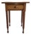 Federal Style Tiger Maple and Cherry One-Drawer Side Table, 19th Century For Sale