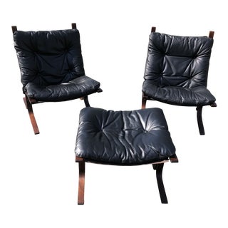 Siesta Chairs & Ottoman by Ingmar Relling for Westnofa For Sale
