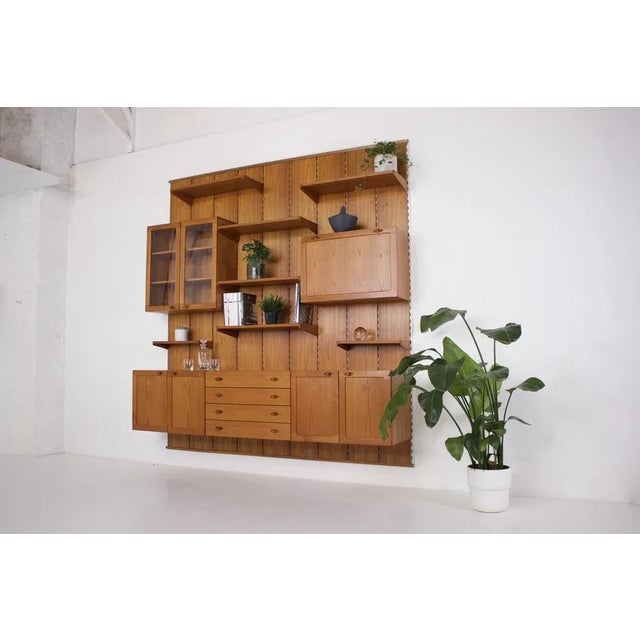 Wood Modular Wall Shelf, 1960s For Sale - Image 7 of 9