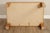 Mid 20th Century Mid Century Modern Wooden Block Carved Tile Parsons Coffee Table with Wicker Top For Sale - Image 5 of 13