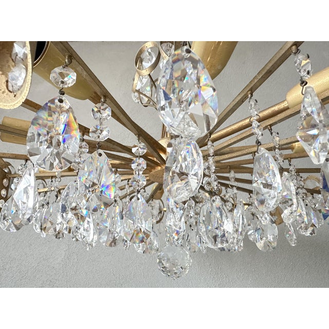 Mid-Century Modern Vintage Chandelier by Christoph Palme, 1970s For Sale - Image 3 of 18