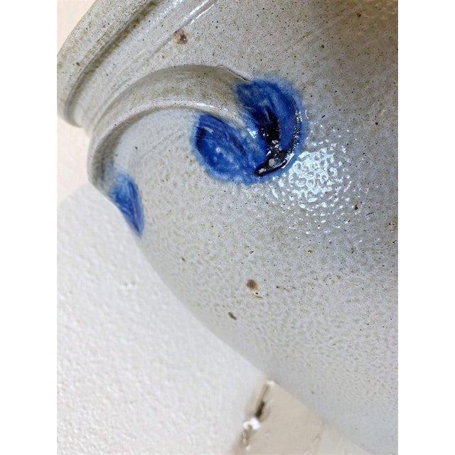 Ceramic 19th Century Cowden & Wilcox Stoneware Crock With Grape Decoration For Sale - Image 7 of 8