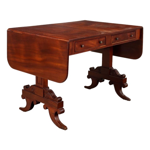 Antique Writing Desk in Mahogany For Sale