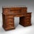 1860s Grand Antique Victorian English Satinwood Executive Desk For Sale - Image 13 of 13