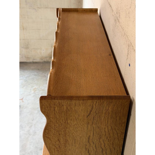 s.h. Møbler Oak Hutch With Glass Doors Danish Mid-Century Modern 1960s For Sale - Image 4 of 11