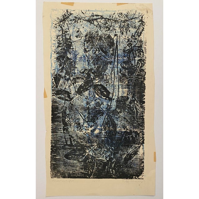 1970s 1970s Dean Huey Phantosmique Relief Print For Sale - Image 5 of 6