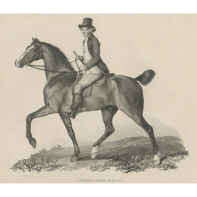 Maxim Gauci, Regency Horse & Rider Portrait, Lithograph, 1840 For Sale