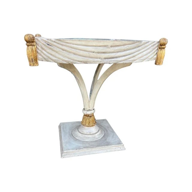 Italian Mid 20th Century Vintage Italian With Clear Patina Accent Table For Sale - Image 3 of 5