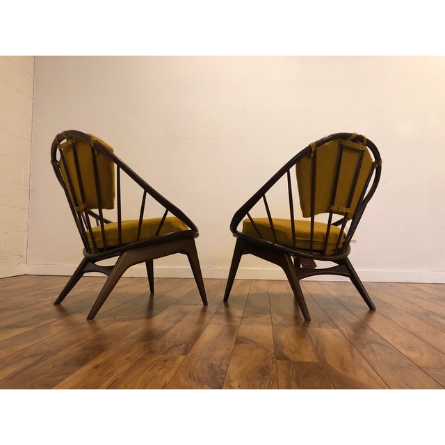 Ib Kofod Larsen for Selig Mid-Century Peacock Lounge ...