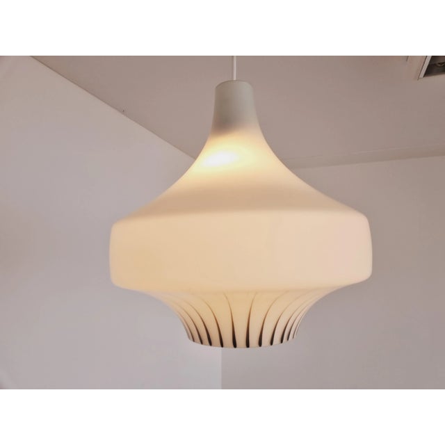 Mid-Century Milk Glass Pendant, 1962 For Sale - Image 10 of 12