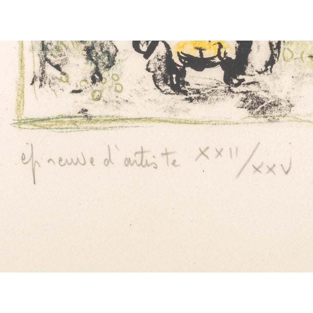 Green Marc Chagall "Le Baou De St. Jeannet Ii", 1969 For Sale - Image 8 of 10