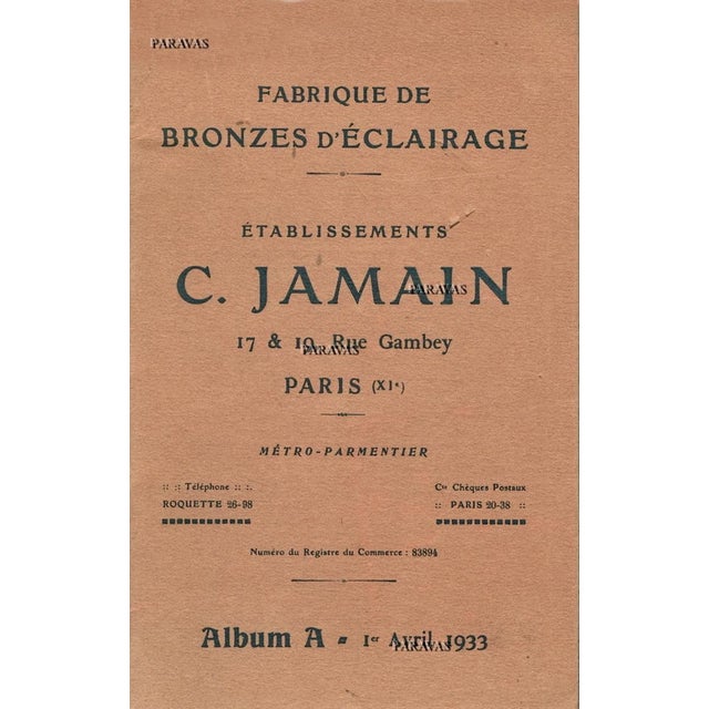 French Art Deco Pendant by Jamain & Degue 1930 France - 2 Available For Sale - Image 11 of 13