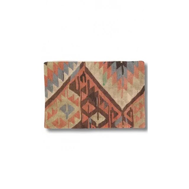 Traditional Vintage Hand Woven K60 Pillow 16" X 24" For Sale - Image 3 of 3