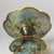 Mid 20th Century Vintage Cloisonné Enamel Pierced Fruit Stand / Compote – Eggshell Technique, Gilded Floral Motif For Sale - Image 5 of 9
