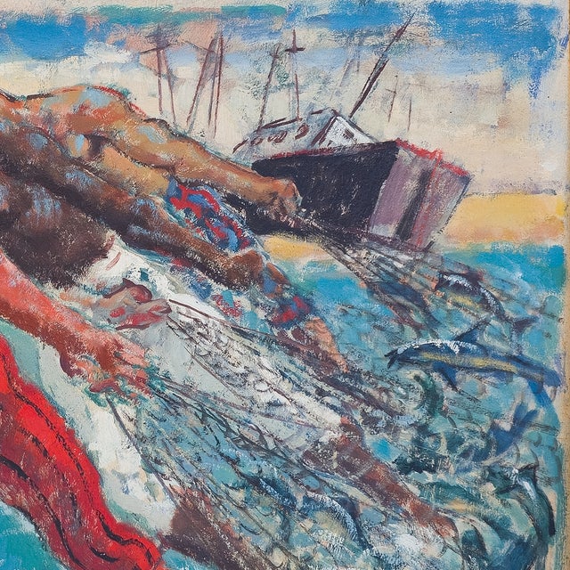 1940s Fishermen - Benjamin Glicker, C. 1930s - 1940s For Sale - Image 5 of 8