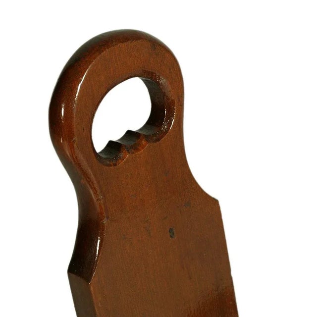 1950s Tyrolean Mountain Stool in Oak, 1950s For Sale - Image 5 of 7