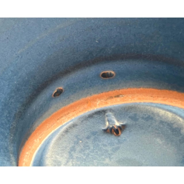Large Mid-Century Modern German Studio Pottery Decorative Wall Plate by Eva Fritz-Lindner for Karlsruher Majolika, 1960s For Sale - Image 17 of 18