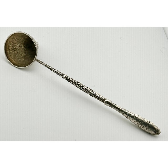 Early 20th Century Interesting Hand Made Repurposed Antique Sterling Items Created Candle Snuffer - One of a Kind For Sale - Image 12 of 18