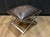 Ethan Allen Leather Ottoman by Ethan Allen For Sale - Image 4 of 9