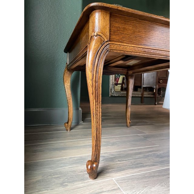 Brown Century Furniture Burlwood French Provincial End Table With Drawer For Sale - Image 8 of 15
