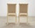 Ivory Set of Eight French Louis XVI Style Painted Dining Chairs For Sale - Image 8 of 18