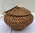 Traditional 1980s Vintage Woven Basket With Shell Handle For Sale - Image 3 of 11