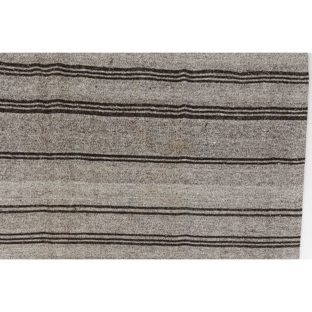 1960s Handwoven Geometric Window Kilim For Sale - Image 10 of 10