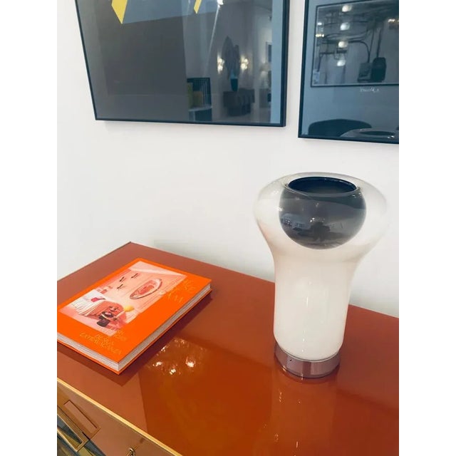 Black Mid-Century Sappho Table Lamp by Angelo Mangiarotti for Artemide For Sale - Image 8 of 10