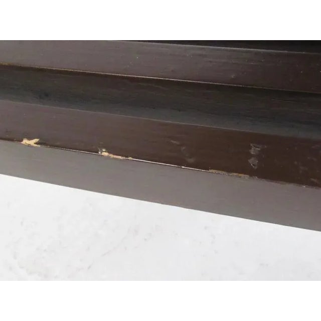 1970s Mid-Century Modern Slat Bench For Sale - Image 9 of 11