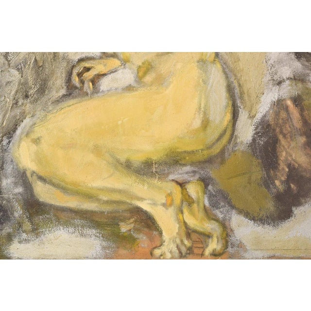 Vicente Vela, Large Figurative Expressionist Nude Studies, 1997, Oil on Canvas, Set of 2 For Sale - Image 6 of 18