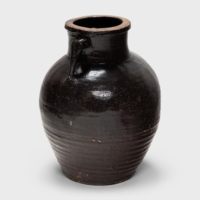 Rustic Chinese Coiled Pickling Jar, C. 1900 For Sale - Image 3 of 5