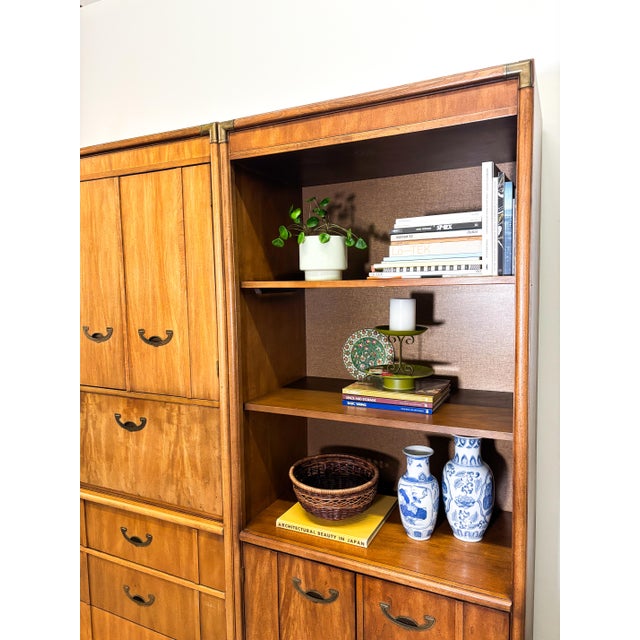 Vintage Mid Century Modern Wall Unit For Sale - Image 4 of 14