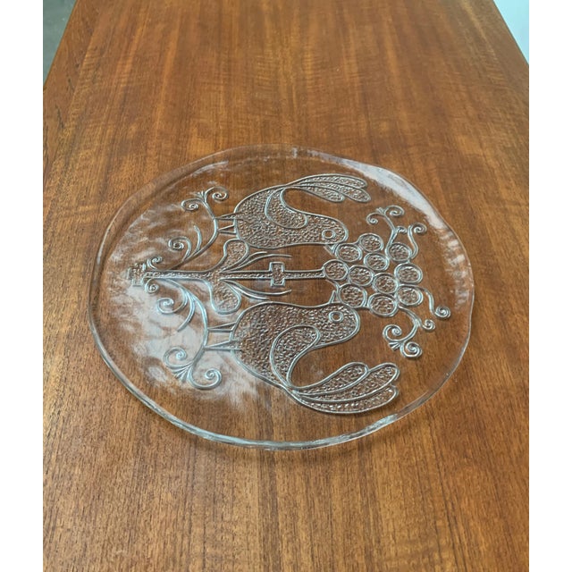 Mid-Century Swedish Glass Plate from Kosta Boda For Sale - Image 9 of 18