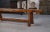 Brown Vintage Brutalist Pine Bench, 1950s For Sale - Image 8 of 11