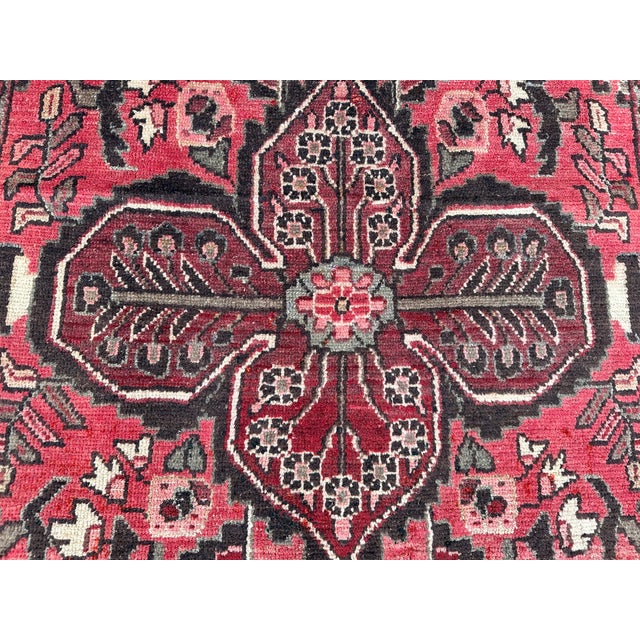 Vintage Caucasian Style Tribal Hand Knotted Runner Rug For Sale - Image 4 of 8