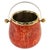 Mid-Century Modern Ice Bucket in Red Goatskin and Brass by Aldo Tura, Italy, 1960s For Sale - Image 18 of 18