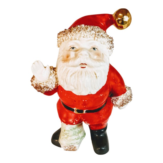 Vintage Spaghetti Santa Claus Figurine Chairish